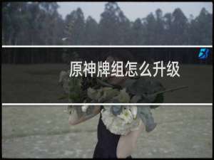 原神牌组怎么升级