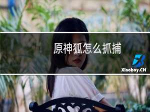 原神狐怎么抓捕