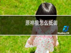 原神狼怎么抵御