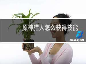 原神猎人怎么获得技能