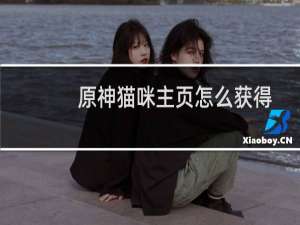 原神猫咪主页怎么获得