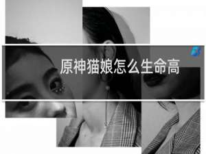 原神猫娘怎么生命高