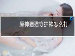 原神猫猫守护神怎么打