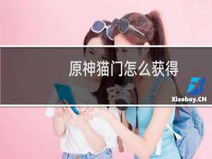 原神猫门怎么获得