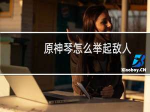 原神琴怎么举起敌人