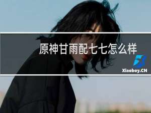 原神甘雨配七七怎么样