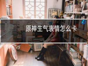 原神生气表情怎么卡