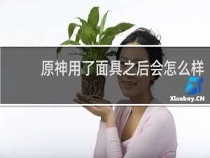 原神用了面具之后会怎么样