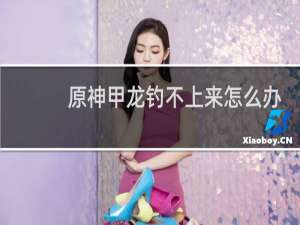 原神甲龙钓不上来怎么办