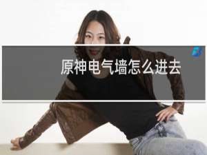 原神电气墙怎么进去