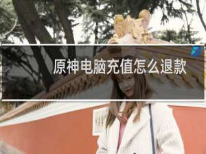 原神电脑充值怎么退款