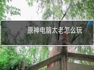 原神电脑太老怎么玩