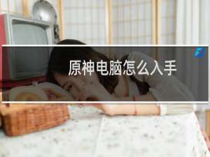 原神电脑怎么入手