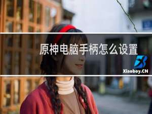 原神电脑手柄怎么设置