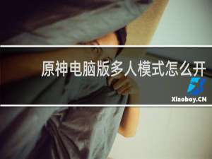 原神电脑版多人模式怎么开