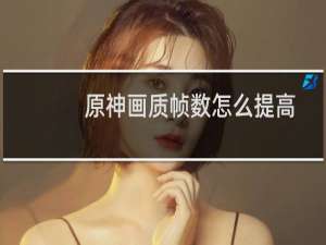 原神画质帧数怎么提高