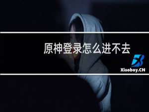 原神登录怎么进不去
