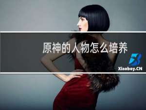 原神的人物怎么培养