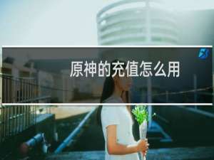 原神的充值怎么用