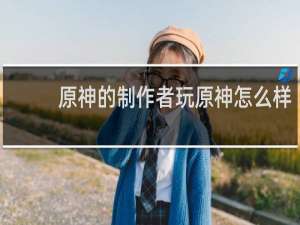 原神的制作者玩原神怎么样