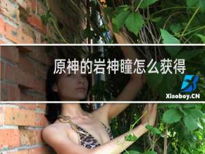 原神的岩神瞳怎么获得