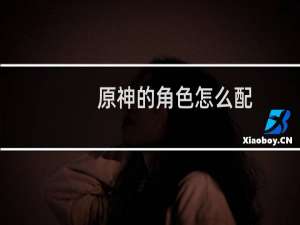 原神的角色怎么配