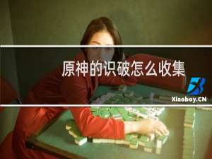原神的识破怎么收集