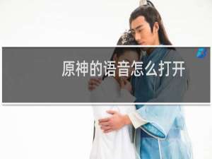 原神的语音怎么打开