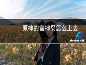 原神的雷神岛怎么上去