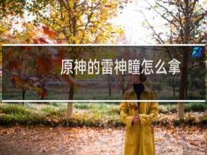 原神的雷神瞳怎么拿