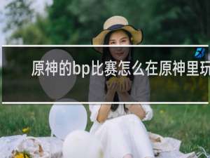 原神的bp比赛怎么在原神里玩