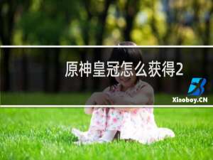 原神皇冠怎么获得2.6