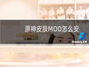 原神皮肤MOD怎么安