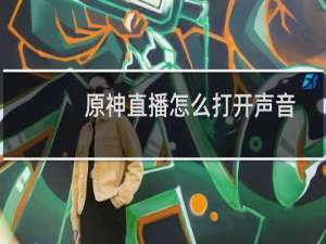 原神直播怎么打开声音