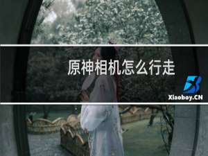 原神相机怎么行走