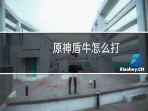 原神盾牛怎么打