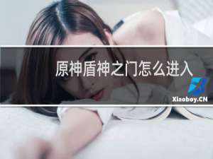 原神盾神之门怎么进入