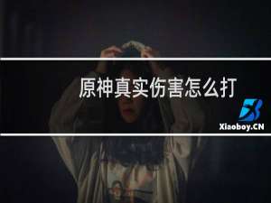 原神真实伤害怎么打