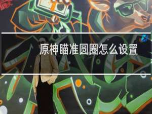 原神瞄准圆圈怎么设置