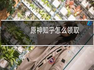 原神知乎怎么领取