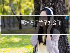 原神石门竹子怎么飞