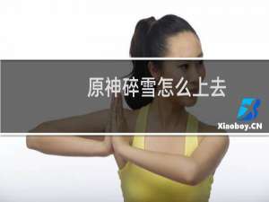 原神碎雪怎么上去
