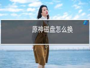 原神磁盘怎么换