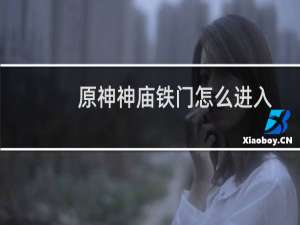 原神神庙铁门怎么进入