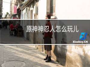 原神神忍人怎么玩儿