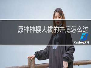 原神神樱大祓的井底怎么过