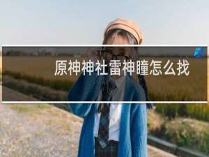 原神神社雷神瞳怎么找
