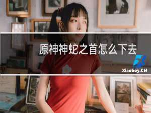 原神神蛇之首怎么下去