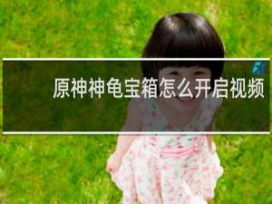 原神神龟宝箱怎么开启视频