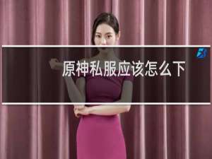 原神私服应该怎么下